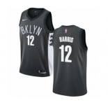 Women's Nike Brooklyn Nets #12 Joe Harris Authentic Gray NBA Jersey Statement Edition