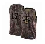 Women's Nike Brooklyn Nets #17 Ed Davis Swingman Camo Realtree Collection NBA Jersey