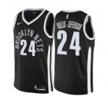 Women's Nike Brooklyn Nets #24 Rondae Hollis-Jefferson Swingman Black NBA Jersey - City Edition