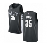 Women's Nike Brooklyn Nets #35 Kenneth Faried Authentic Gray NBA Jersey Statement Edition