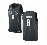Women's Nike Brooklyn Nets #6 Jared Dudley Authentic Gray NBA Jersey Statement Edition