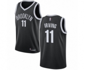 Youth Brooklyn Nets #11 Kyrie Irving Authentic Black Basketball Jersey - Icon Edition