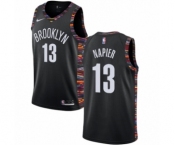 Youth Nike Brooklyn Nets #13 Shabazz Napier Swingman Black NBA Jersey - 2018-19 City Edition