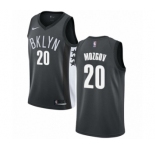 Youth Nike Brooklyn Nets #20 Timofey Mozgov Authentic Gray NBA Jersey Statement Edition