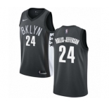 Youth Nike Brooklyn Nets #24 Rondae Hollis-Jefferson Authentic Gray NBA Jersey Statement Edition