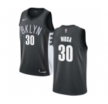 Youth Nike Brooklyn Nets #30 Dzanan Musa Swingman Gray NBA Jersey Statement Edition