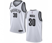 Youth Nike Brooklyn Nets #30 Dzanan Musa Swingman White NBA Jersey - Association Edition