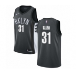 Youth Nike Brooklyn Nets #31 Jarrett Allen Authentic Gray NBA Jersey Statement Edition