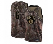 Youth Nike Brooklyn Nets #6 Jared Dudley Swingman Camo Realtree Collection NBA Jersey