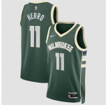 Men's Milwaukee Bucks #11 Tyler Herro Green 2026 Icon Edition Stitched Basketball Jersey