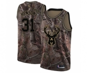Men's Nike Milwaukee Bucks #31 John Henson Swingman Camo Realtree Collection NBA Jersey