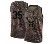 Men's Nike Milwaukee Bucks #35 Mirza Teletovic Swingman Camo Realtree Collection NBA Jersey