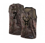 Men's Nike Milwaukee Bucks #7 Thon Maker Swingman Camo Realtree Collection NBA Jersey